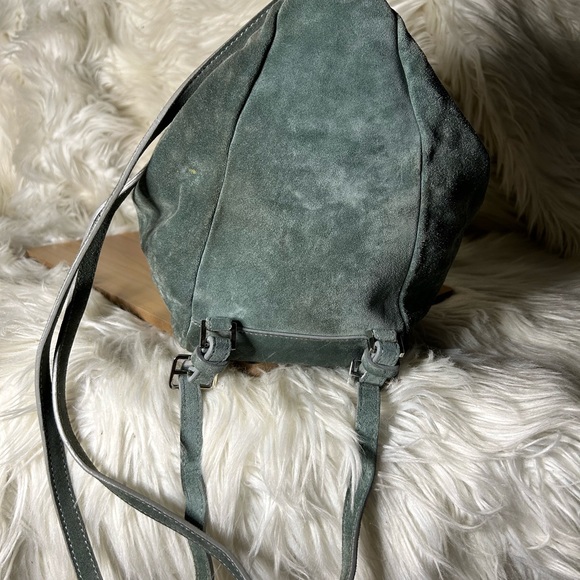 Manu Atelier Jade Suede Bag & Backpack Small - Picture 4 of 9